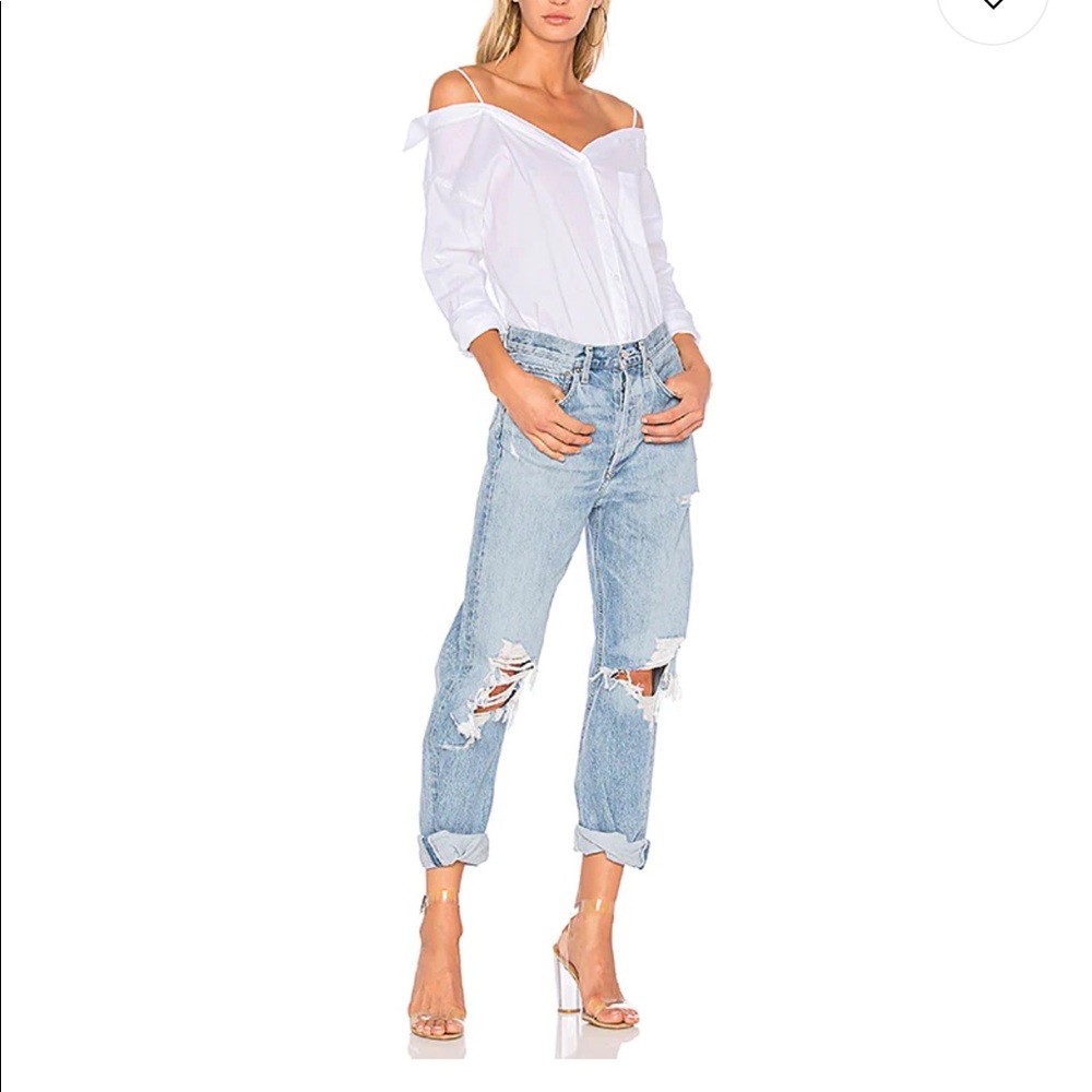 Agolde 90s Mid Rise Loose Fit in Fall Out